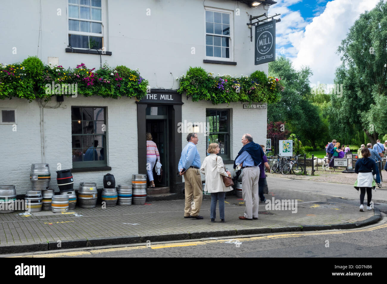 The Mill pub, Mill Lane, Cambridge, England, UK Stock Photo Alamy