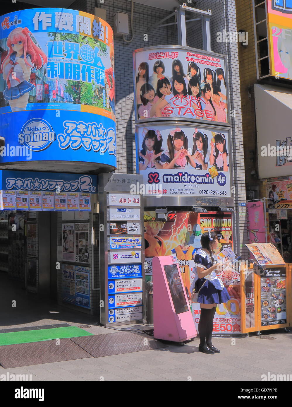 Japanese Animation Shop In Akihabara Tokyo Japan Stock Photo Alamy