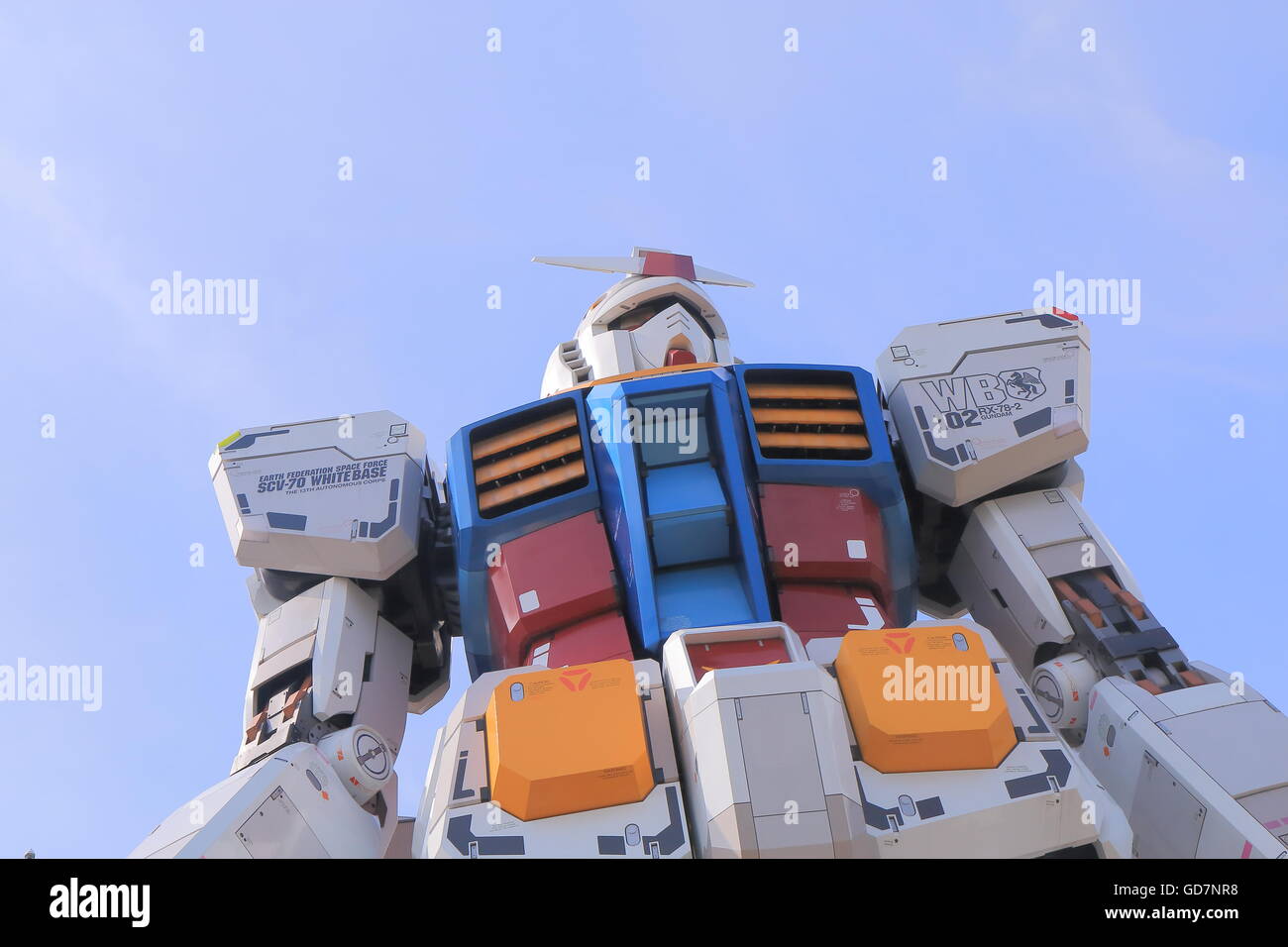 Gundam statue in Odaiba Tokyo Japan Stock Photo Alamy