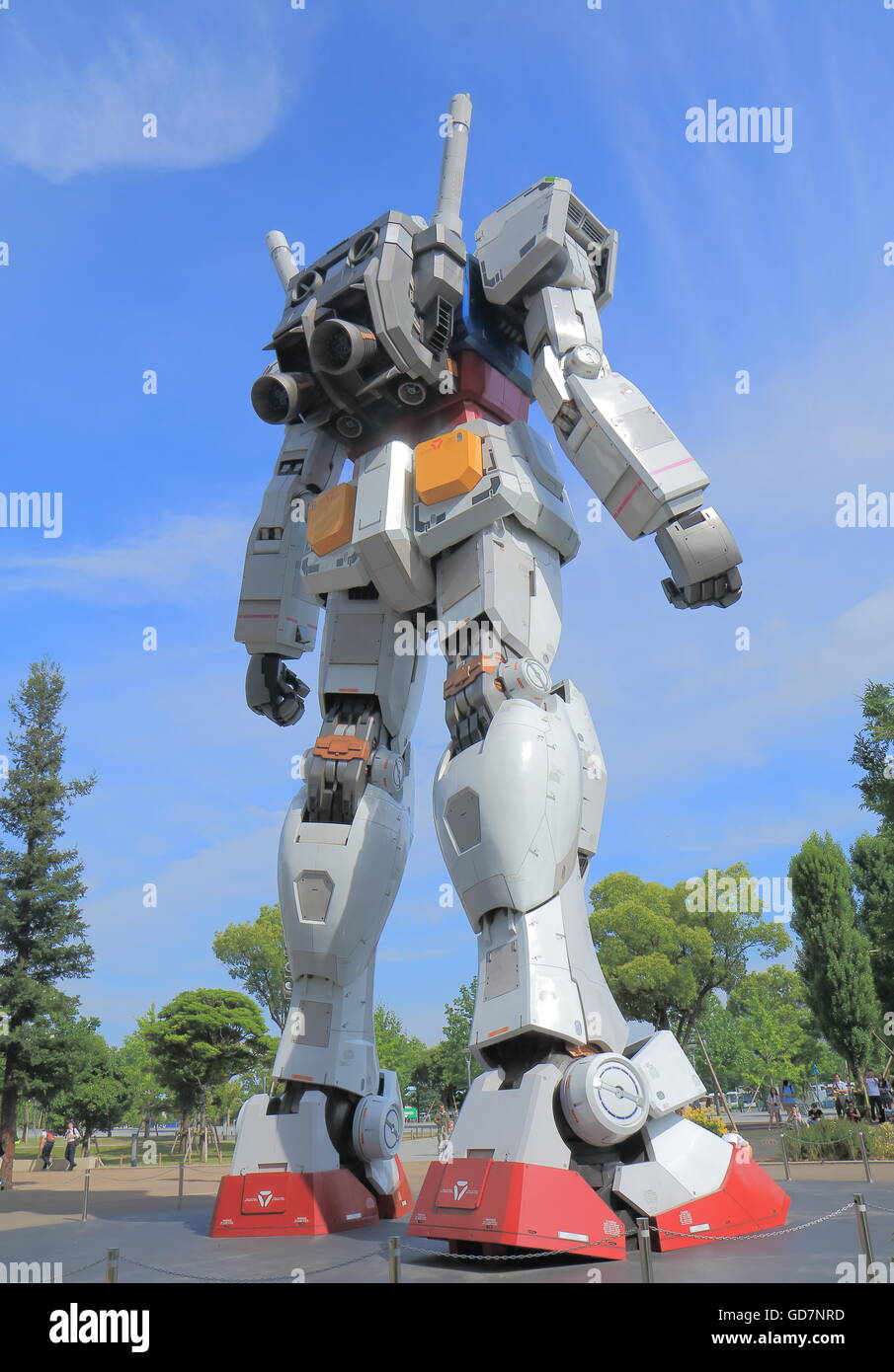 Gundam statue in Odaiba Tokyo Japan Stock Photo Alamy