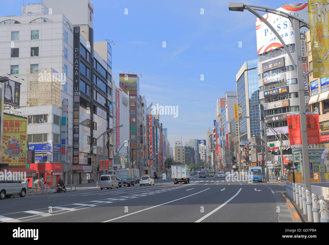 Ueno area cityscapein Tokyo Japan. Stock Photo