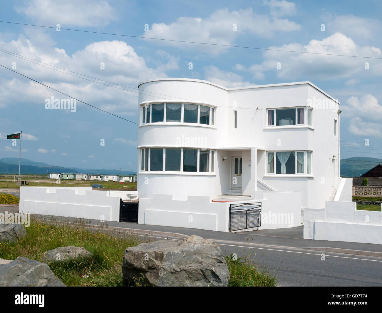 Brockhill Art Deco Residence In Borth Ceredigion Wales Uk Stock Photo Alamy