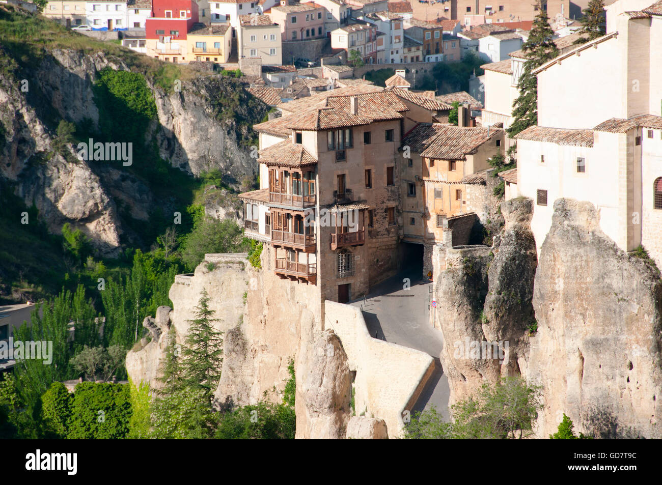 Hanging Houses of Cuenca Spain Stock Photo Alamy