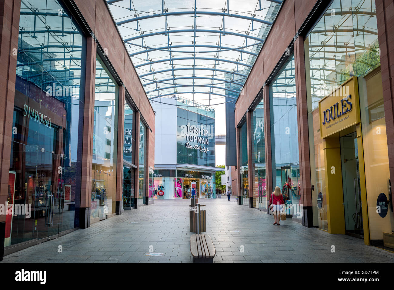 Princesshay shopping center in Exeter devon Stock Photo - Alamy