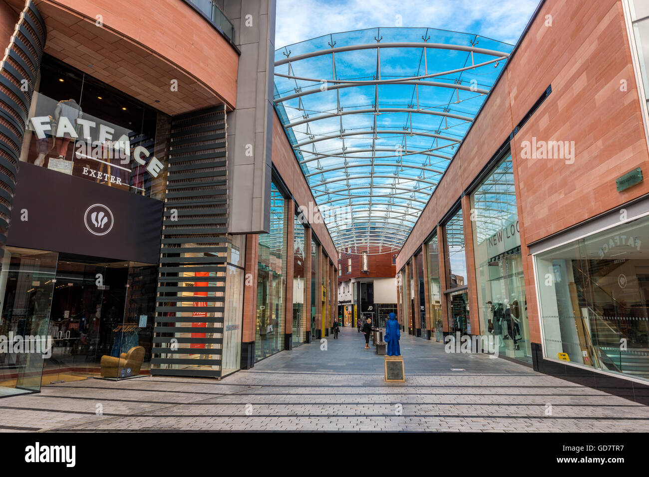 Princesshay shopping center in Exeter devon Stock Photo - Alamy