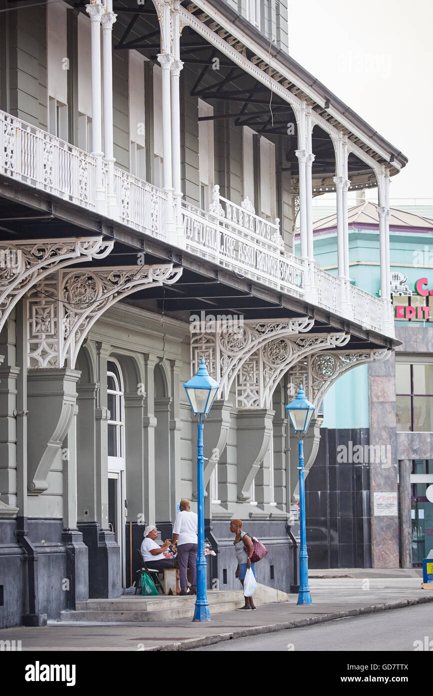 Barbados Parish Saint Michael west indies Bridgetown The iconic Barbados Mutual Life Assurance