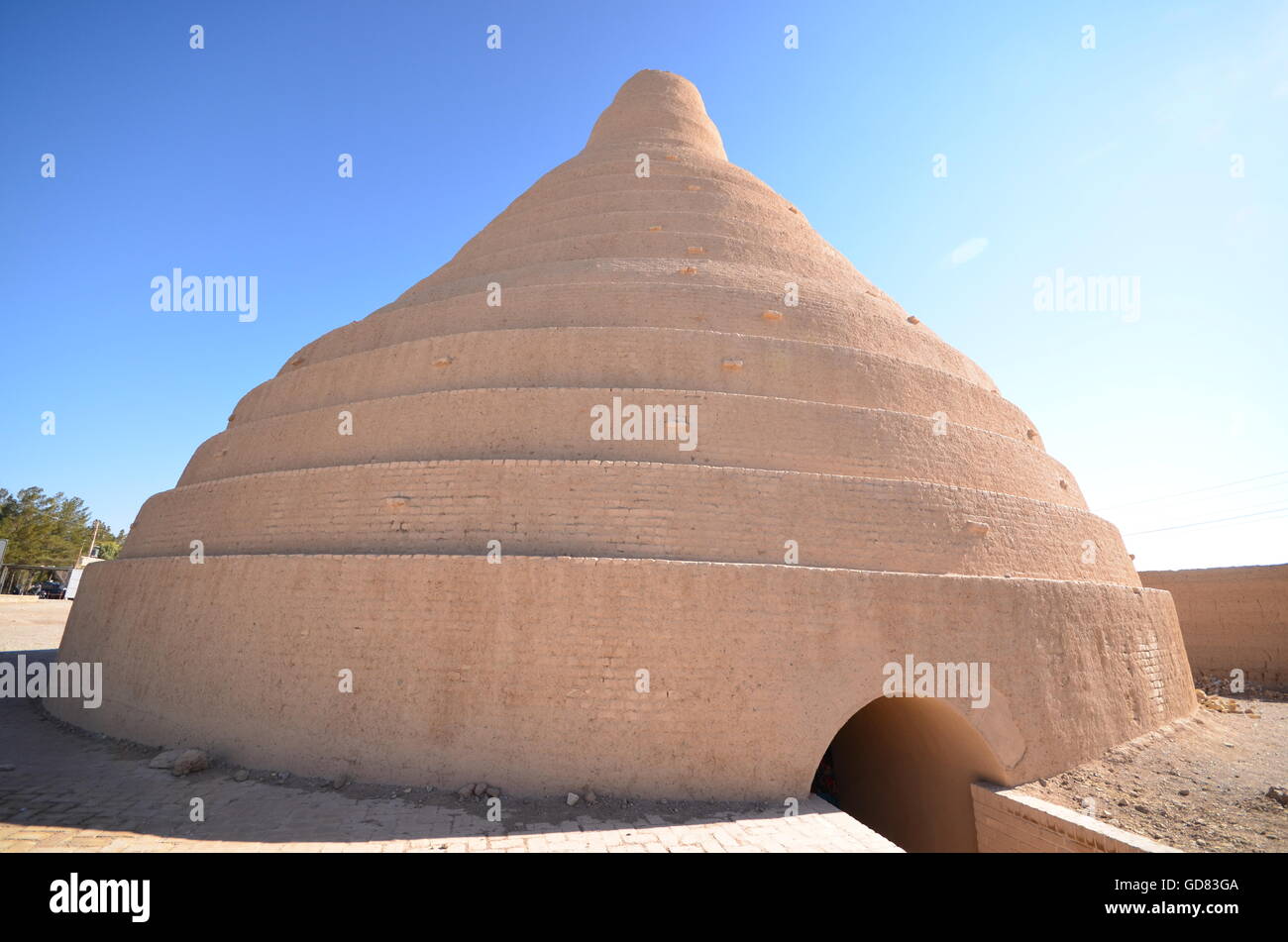 Ancient Abarkuh Icehouse in Iran Stock Photo