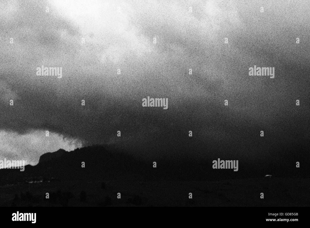 Alpe Siusi storm Stock Photo