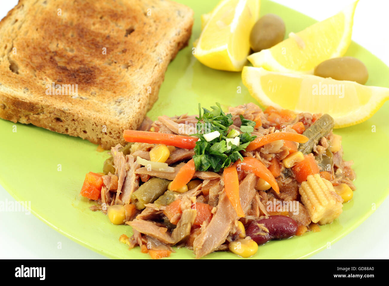 tuna fish salad Stock Photo
