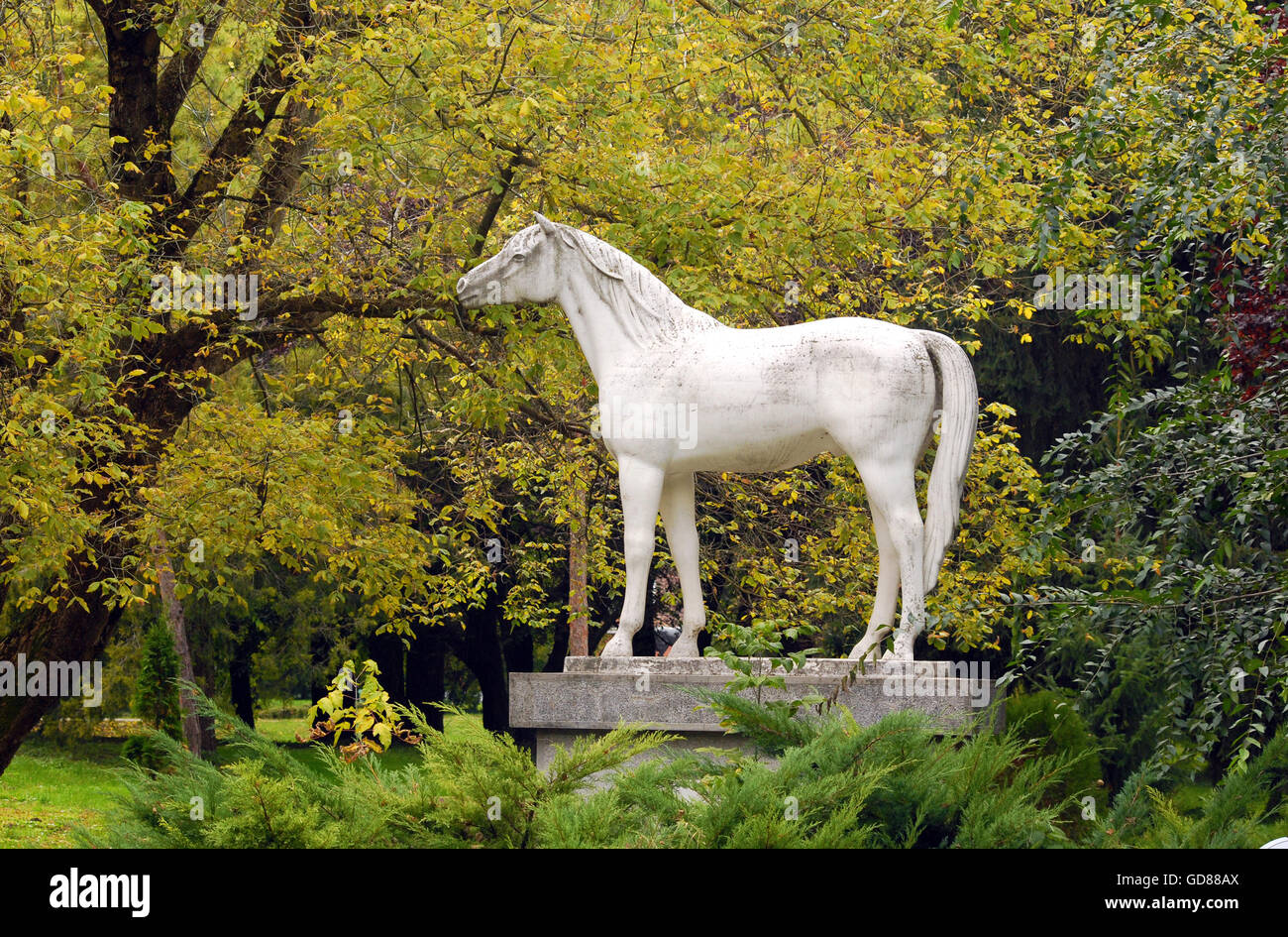 White horse statue hires stock photography and images Alamy