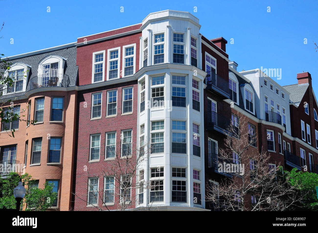 A generic brick buildings in the Blue Back square area of west hartford ...