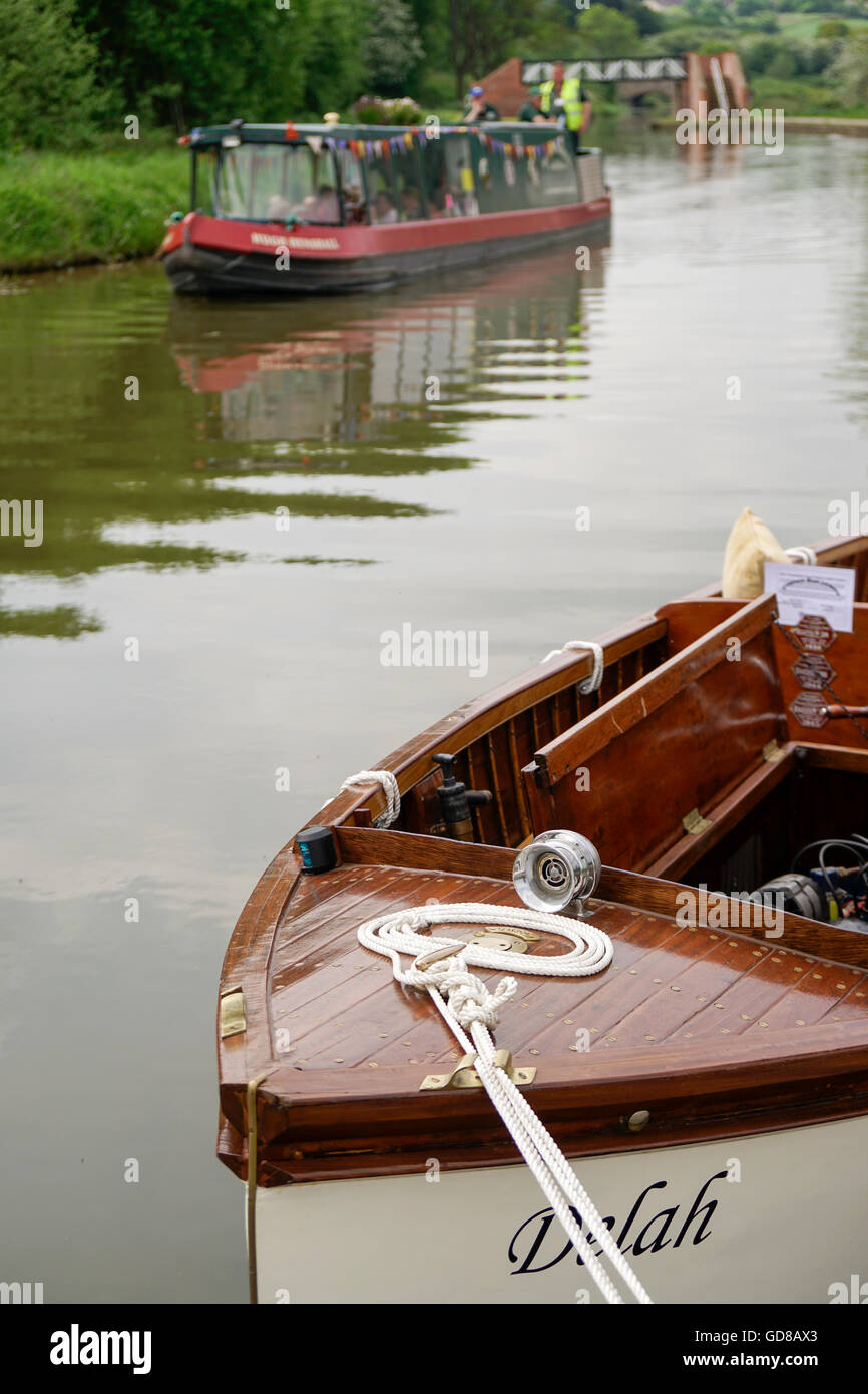 Canal Festival near Chesterfield Derbyshire England Stock Photo Alamy