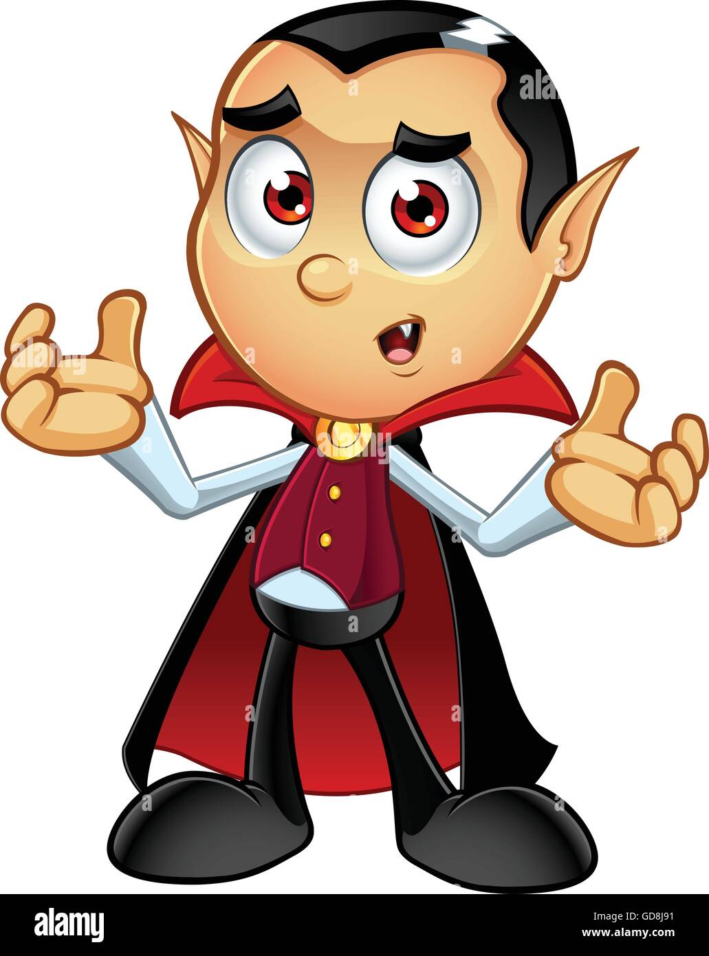 Vampire cartoon hi-res stock photography and images - Alamy