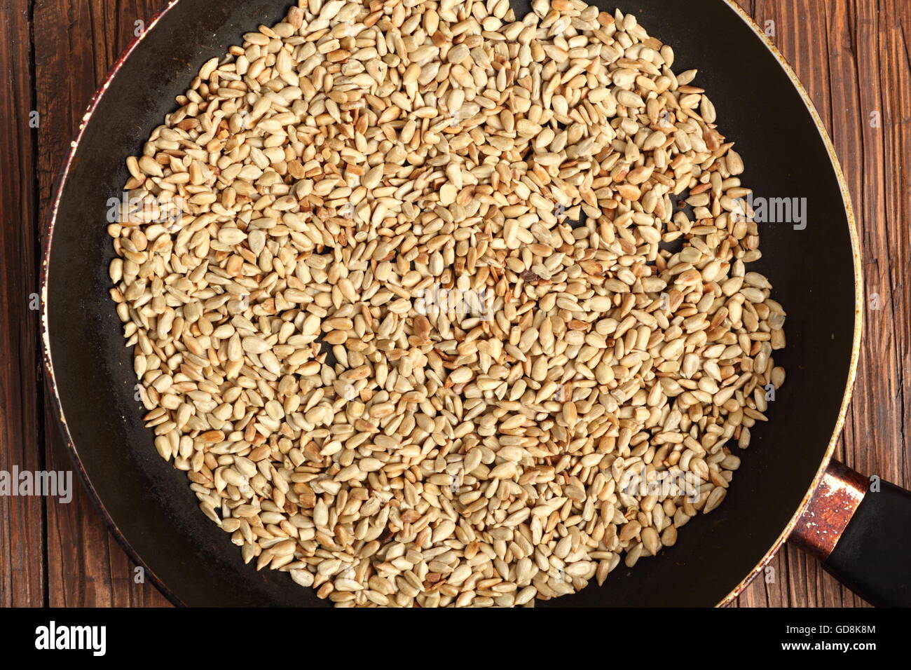 Frying sunflower seeds Stock Photo Alamy