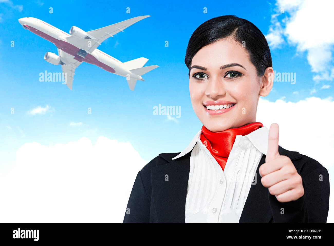 Indian air hostess hi-res stock photography and images - Alamy