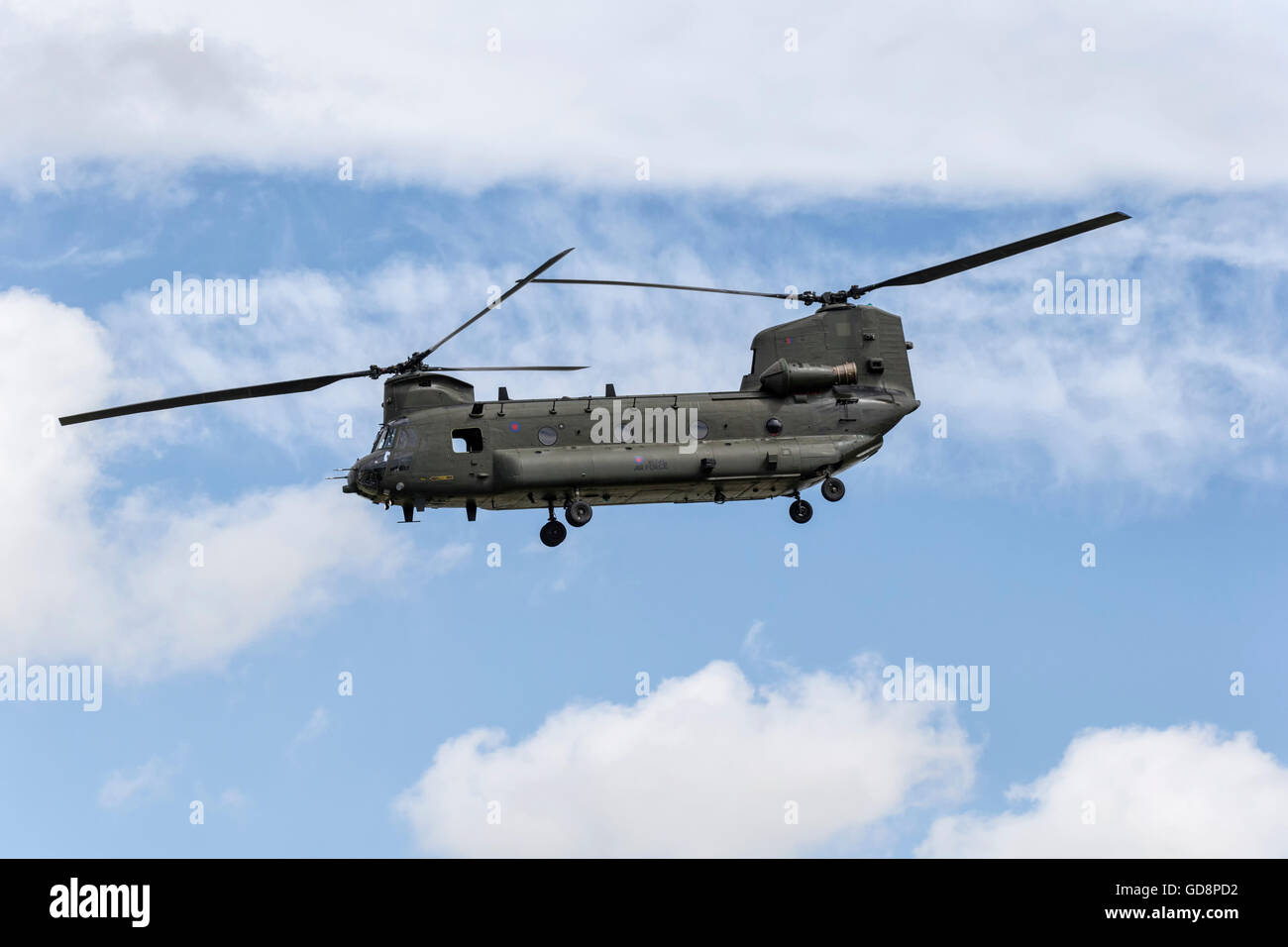 Boeing CH47 Chinook of the RAF Stock Photo