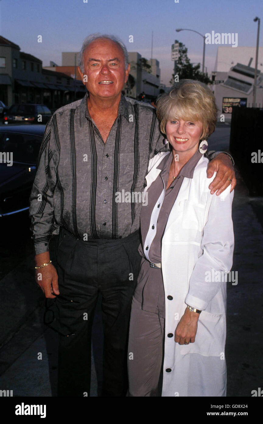 Harvey Korman With His Wife Deborah Fritz . 30th May, 2008