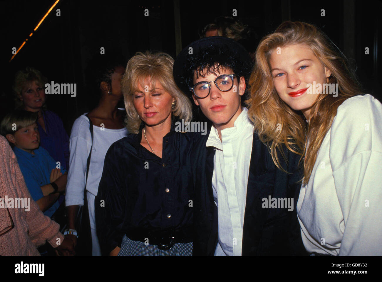 Corey Haim With His Mom Judy Haim And Lala 1988. 17th Aug, 2007