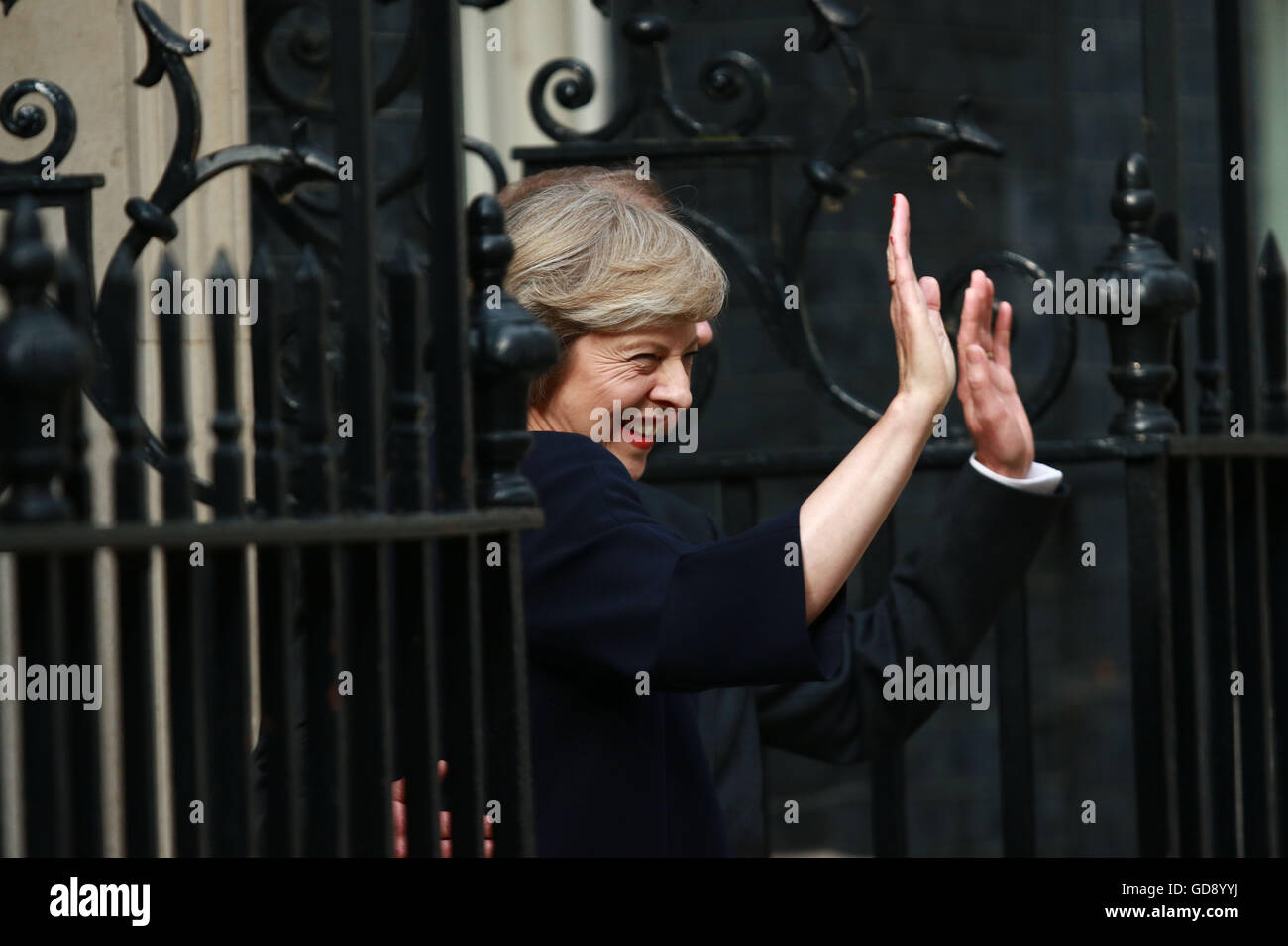 London, UK. 13th July, 2016. Prime Minister Theresa May and husband