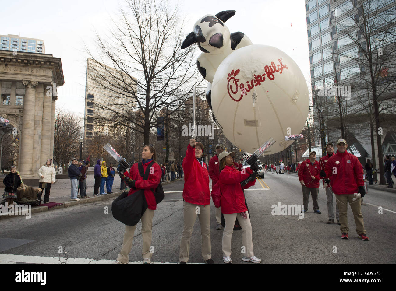 Atlanta, GA, USA. 31st Dec, 2014. 2014 ChickfilA Peach Bowl parade