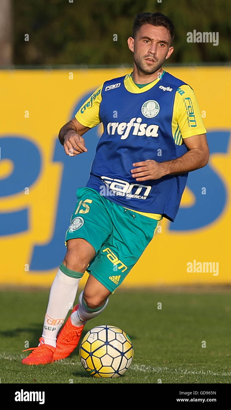 The Allione player, SE Palmeiras, during training, the Football Academy