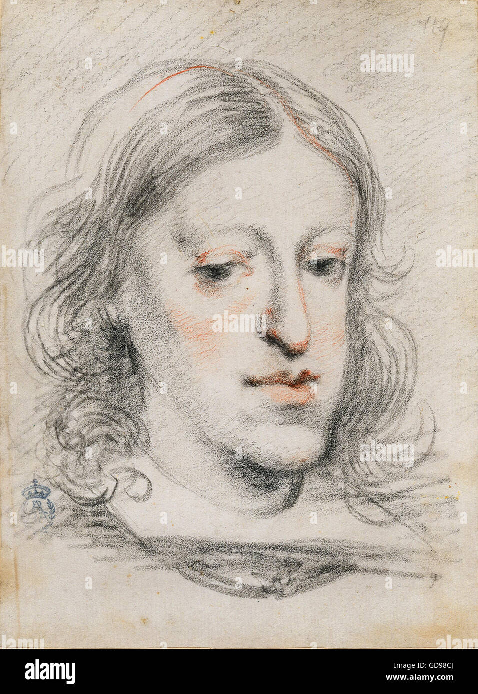 Juan Carreño de Miranda Retrato de Carlos II Stock Photo Alamy