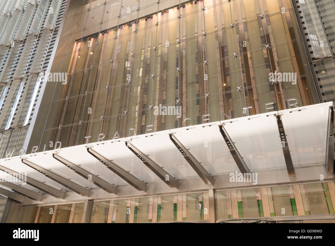 One World Trade Center, Vesey Street, NYC, USA Stock Photo