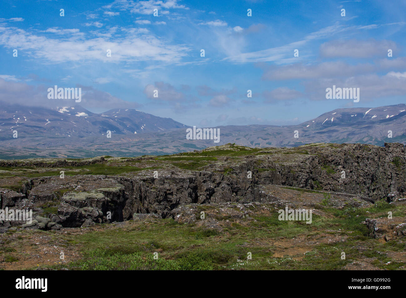 Thingvellir National Park Iceland Stock Photo