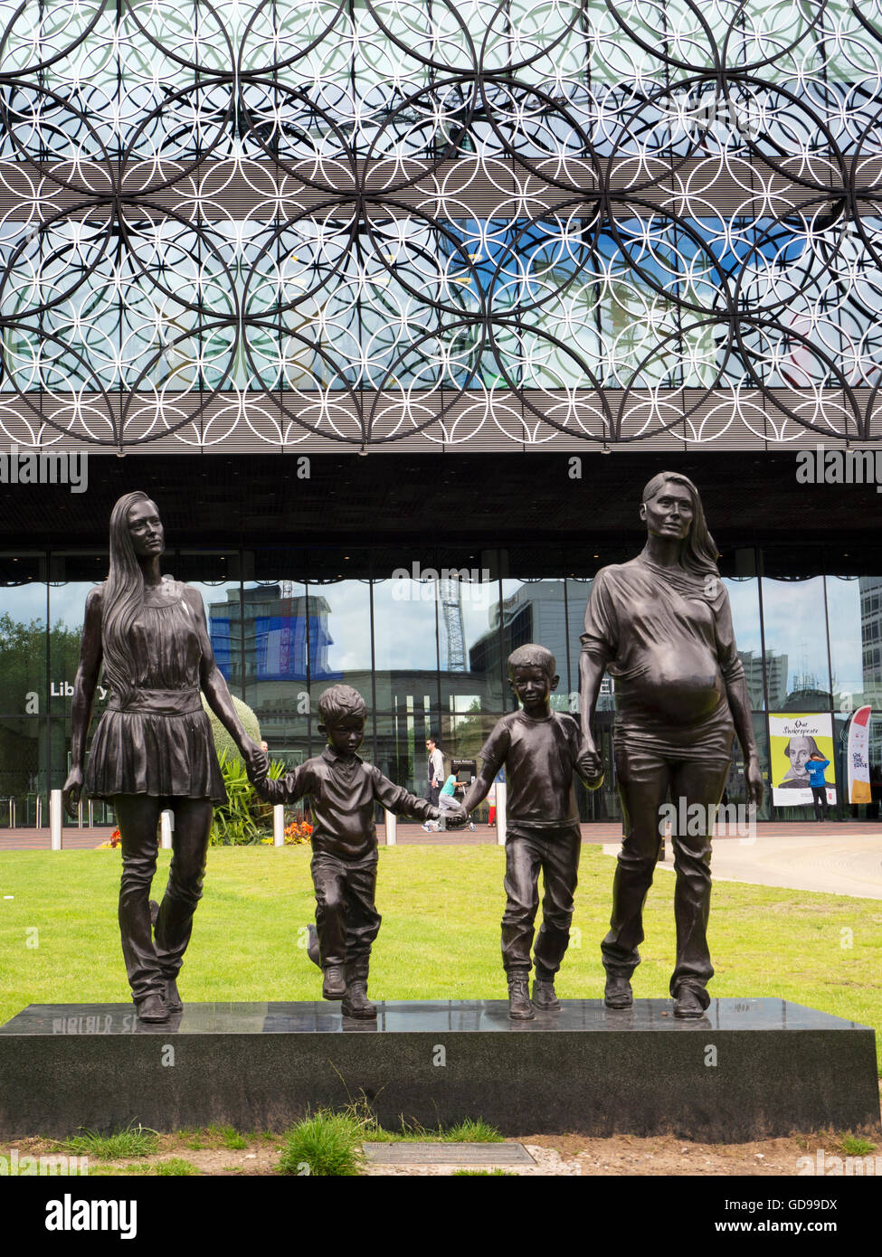 A Real Birmingham Family Sculpture by Gillian Wearing in Centenary