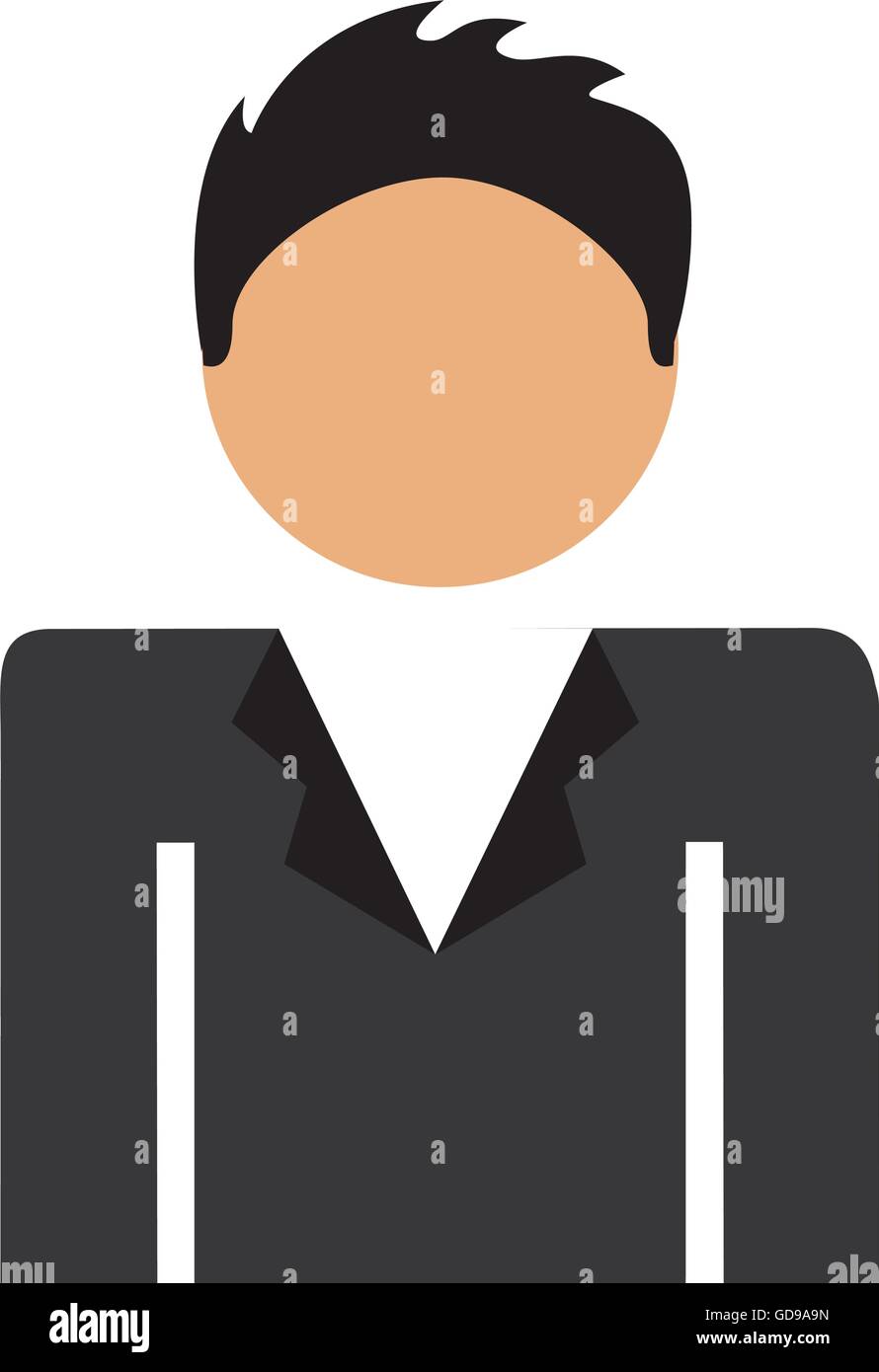 businessman standing isolated icon design Stock Vector Image & Art - Alamy