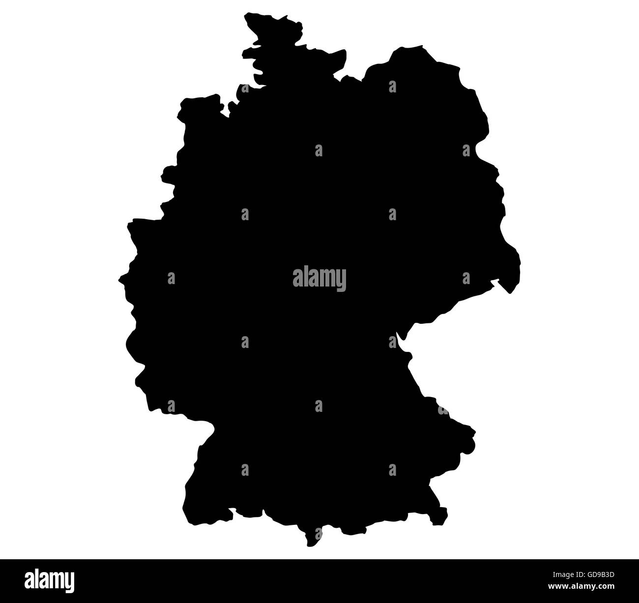map of germany Stock Photo Alamy