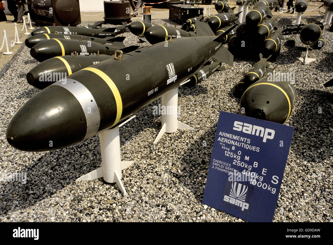SAMP (Societe des Atelier Mecaniques) bomb munitions Stock Photo