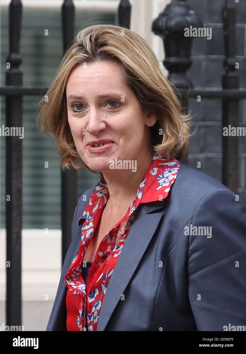 Liz Rudd Amber Rudd, arrives at 10 Downing Street, central London, after new ...