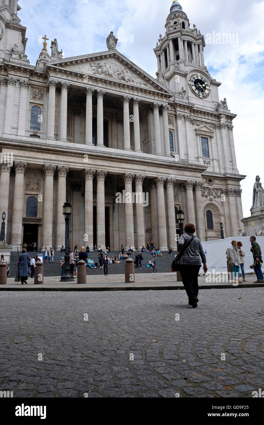 St Paul's Cathedral London a London landmark Stock Photo