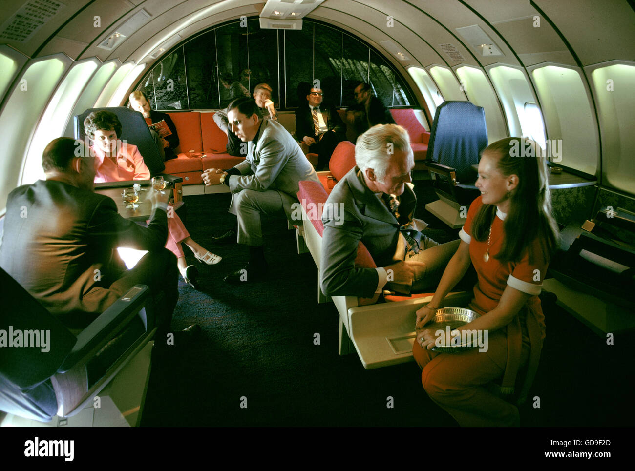 British Airways Business Class 747 Upper Deck