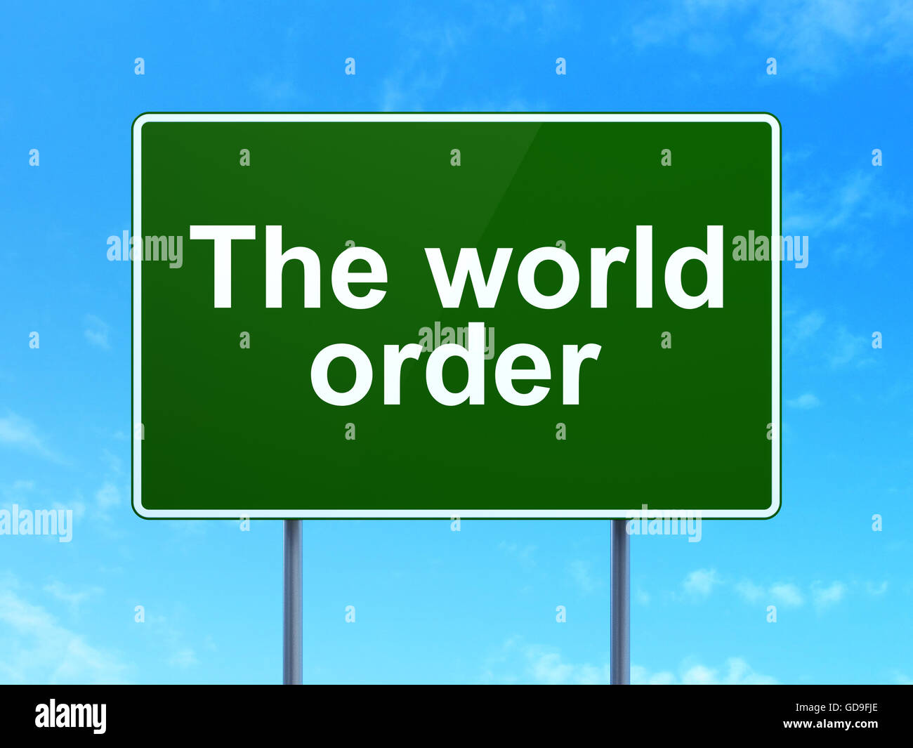 Order or anarchy road sign hi-res stock photography and images - Alamy