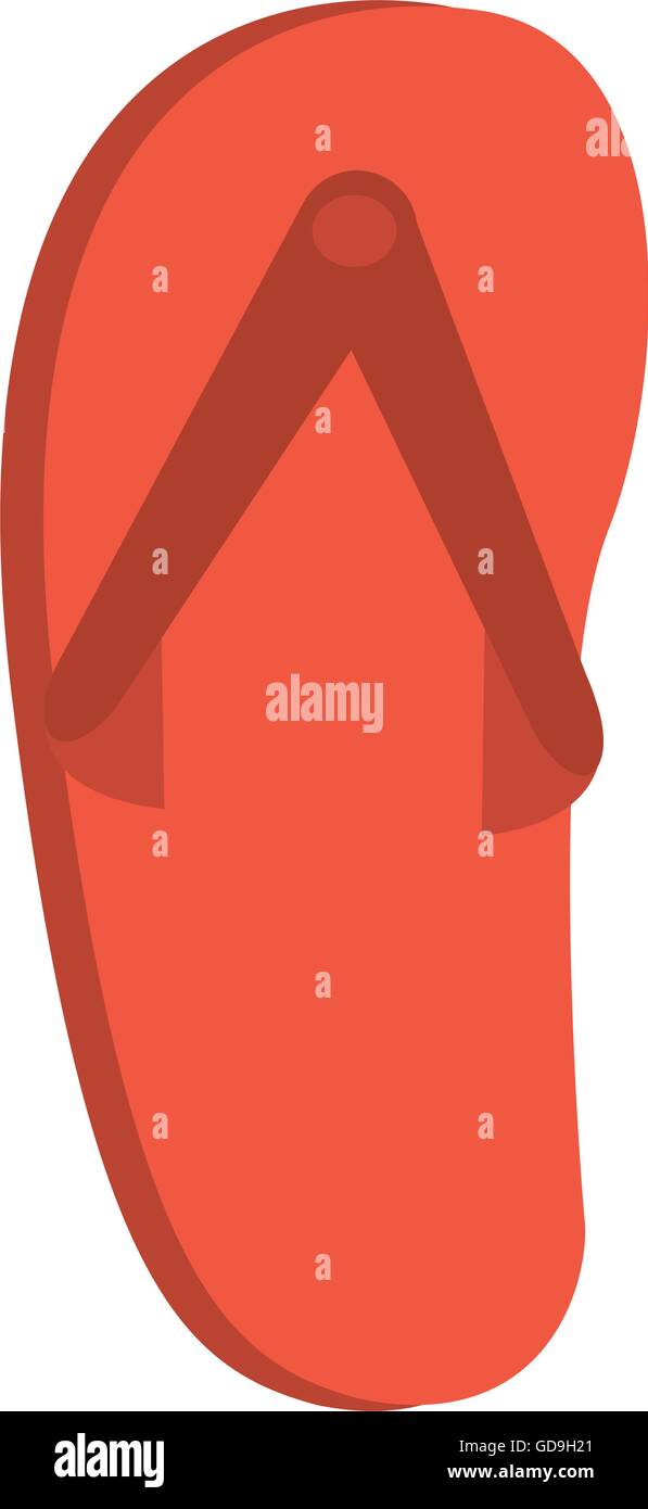 single flip flop icon Stock Vector Image & Art - Alamy