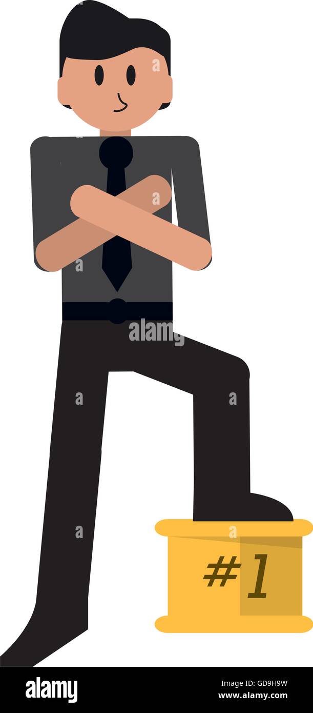 first place businessman icon Stock Vector Image & Art - Alamy