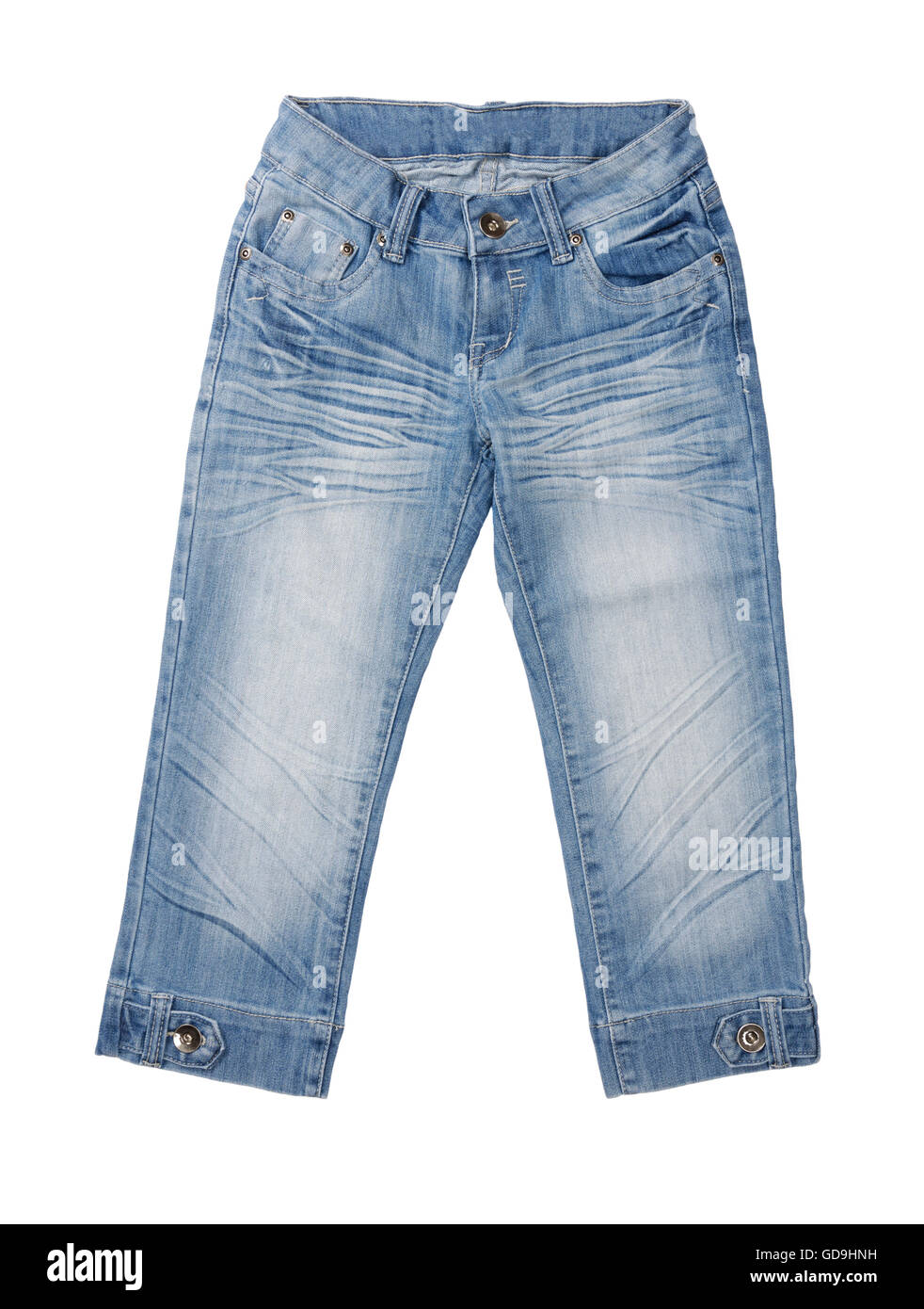 denim capri shorts