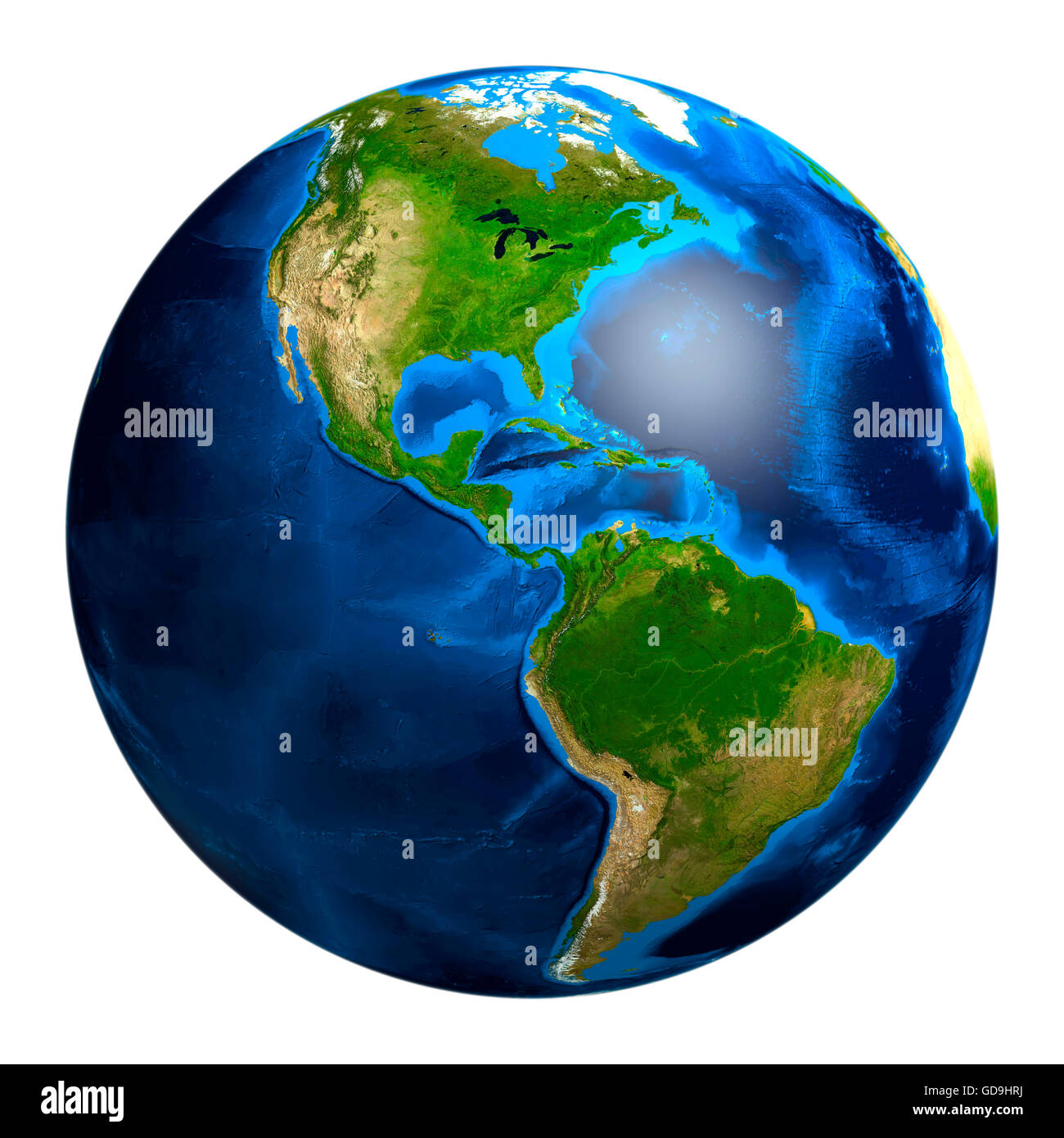 North And South America Continents