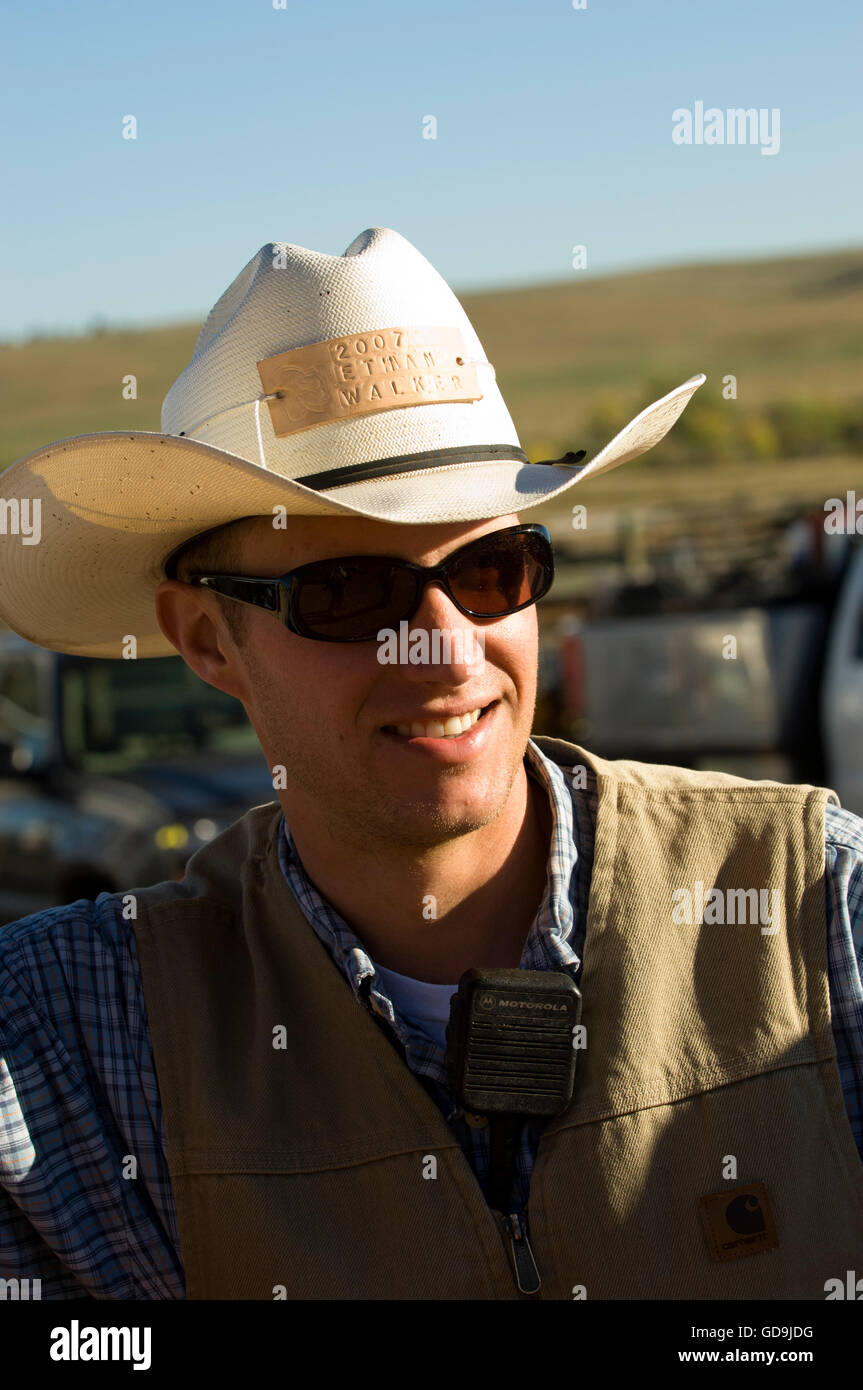 Cowboy Ethan Walker at Bison Roundup, Custer State Park, Black Hills