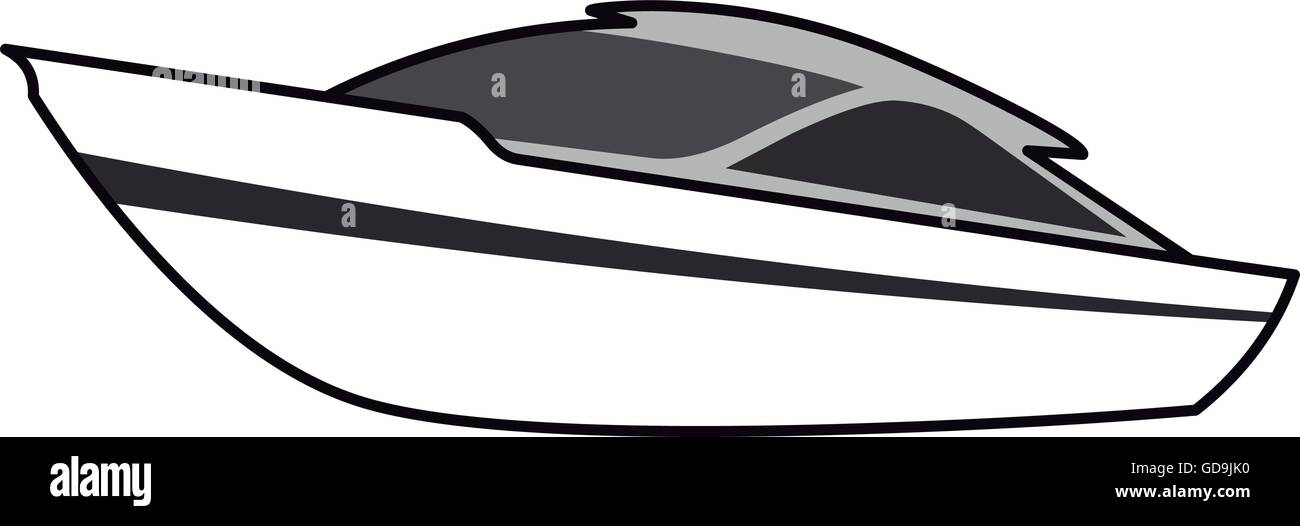 Yacht boat theme design icon, vector illustration Stock Vector Image ...