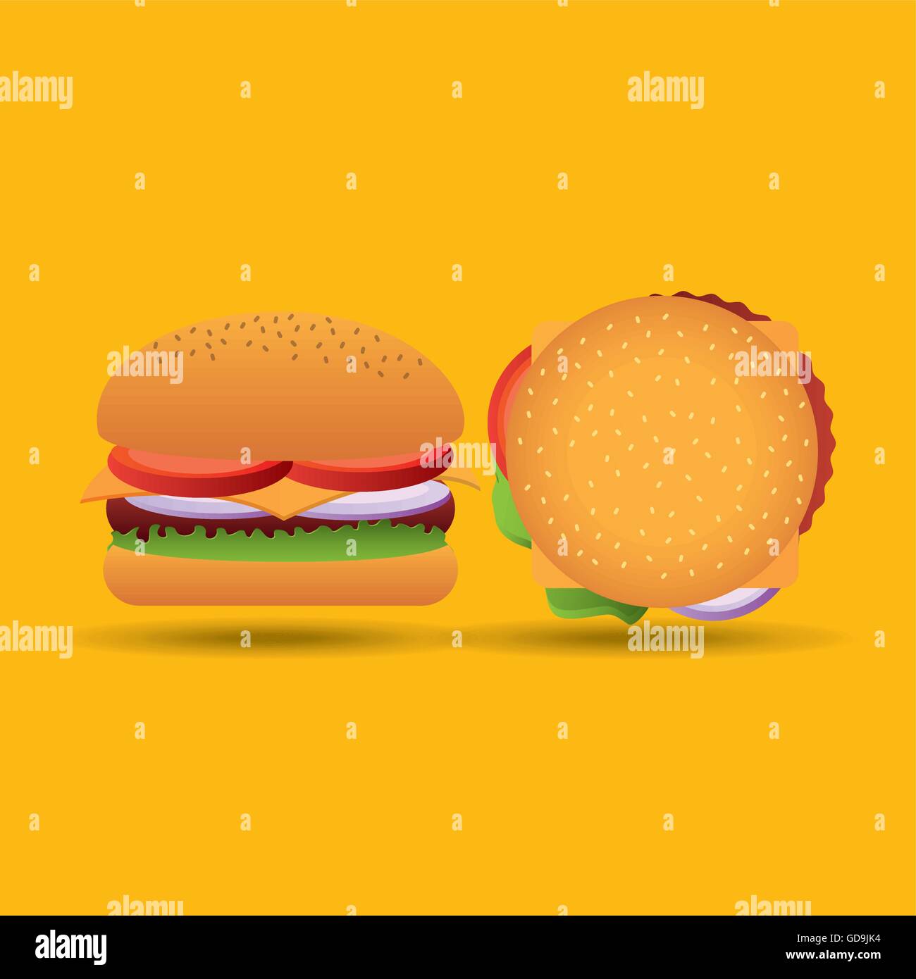 fast food menu design Stock Vector Image & Art - Alamy