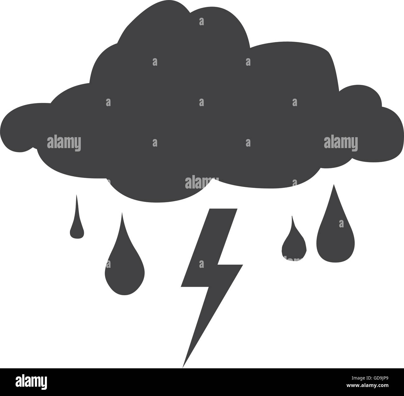 Weather and clouds isolated flat icon Stock Vector Image & Art - Alamy