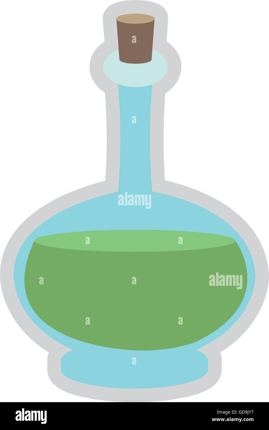 glass bottle with cork icon Stock Vector Image & Art Alamy