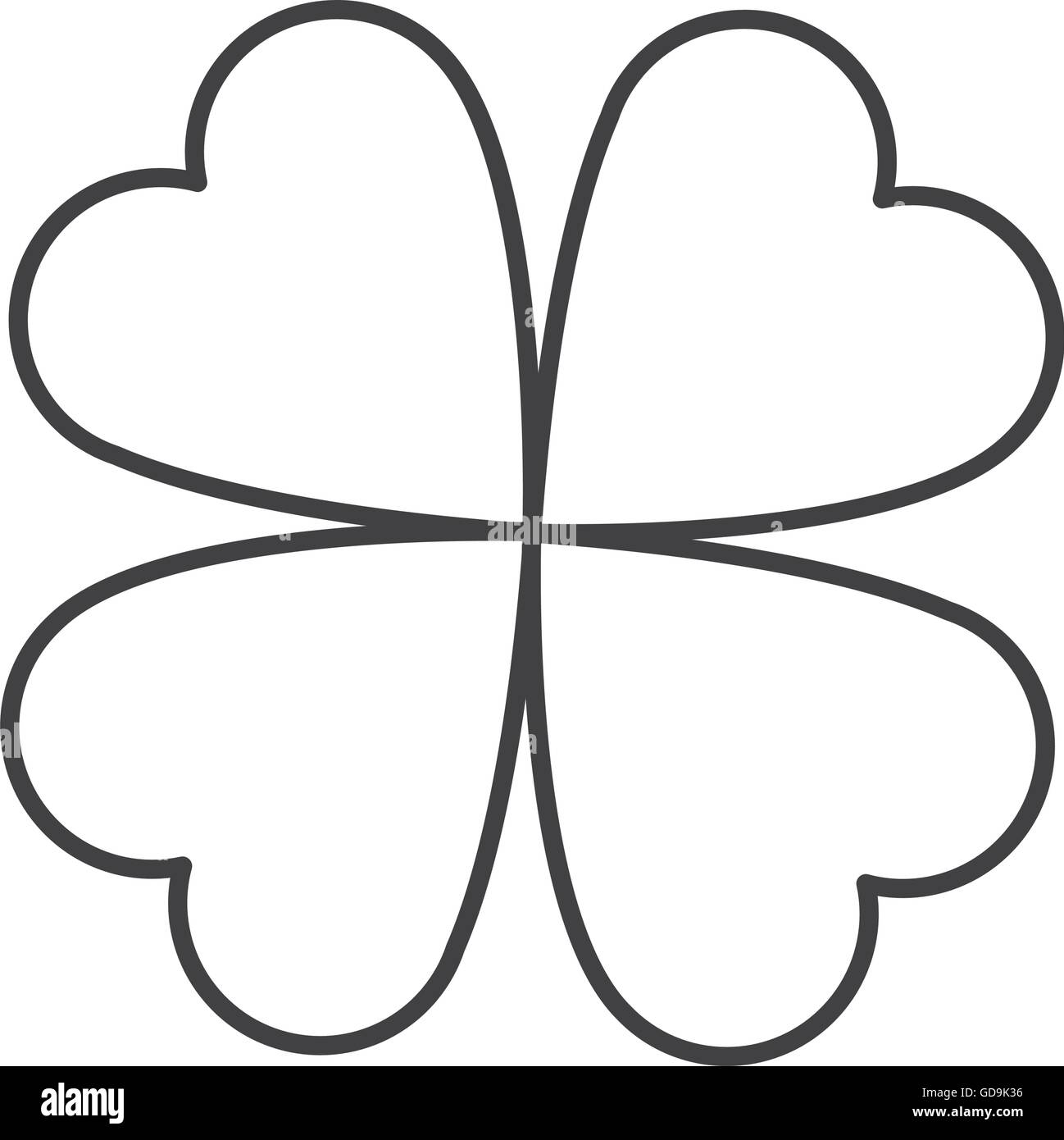 lucky shamrock icon Stock Vector Image &amp; Art - Alamy
