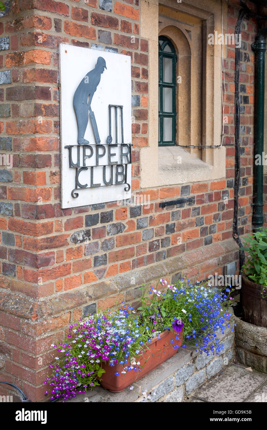 Eton College Upper Club Cricket Club, Slough Road, Eton, Berkshire, England, United Kingdom Stock Photo
