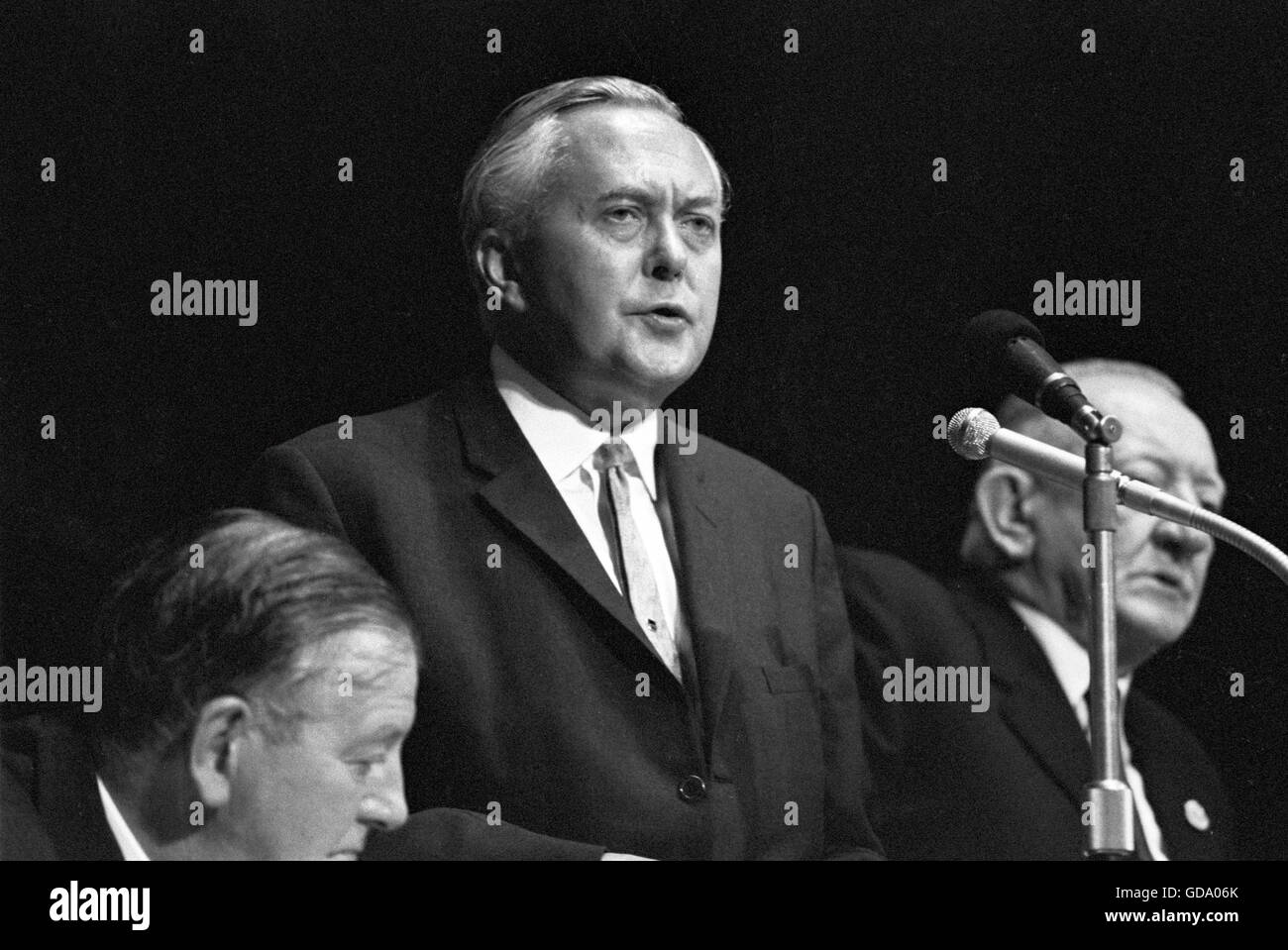 Prime Minister Harold Wilson Stock Photo