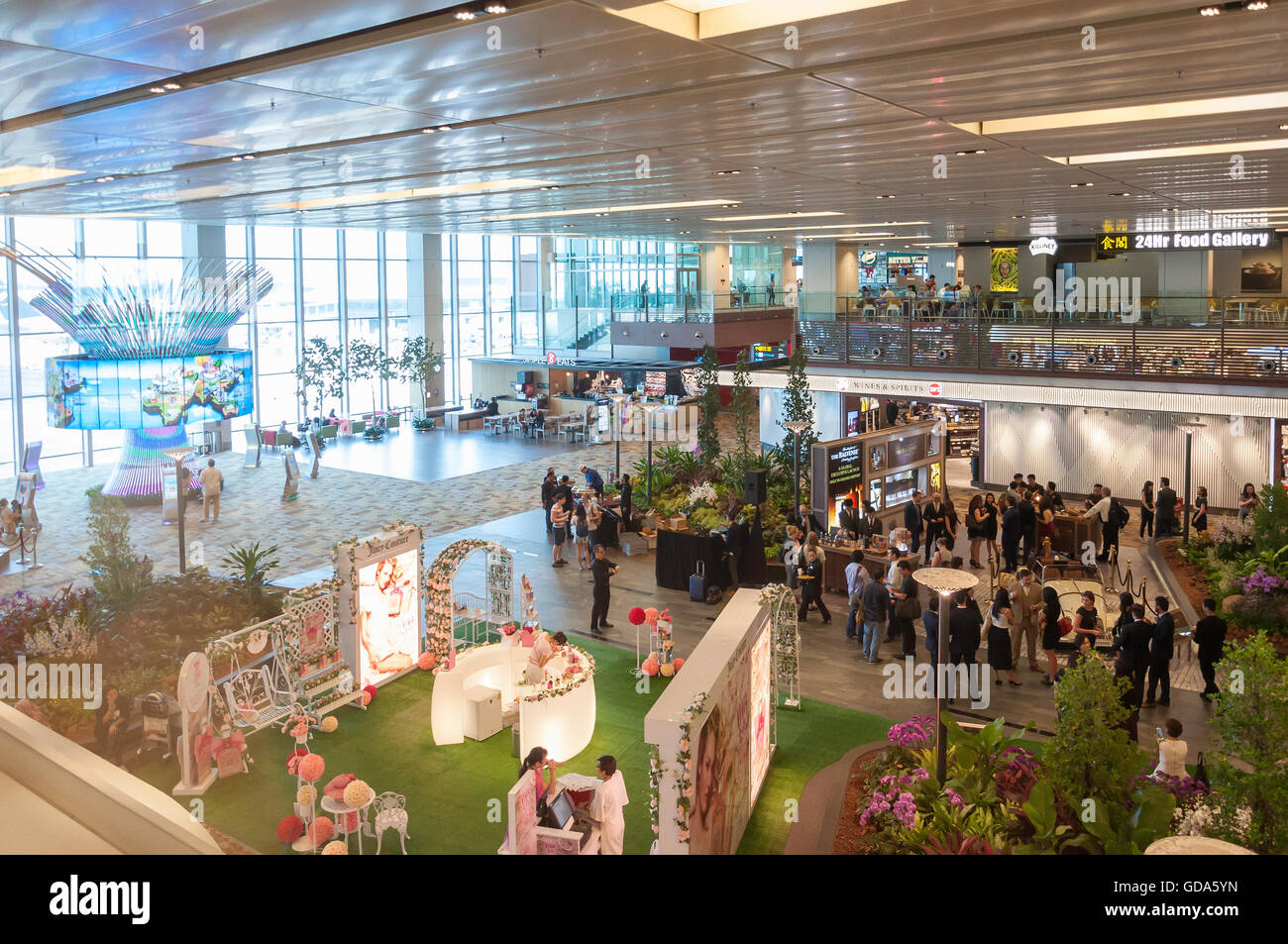 Transit Hall In Terminal 1 Singapore Changi Airport Changi Singapore