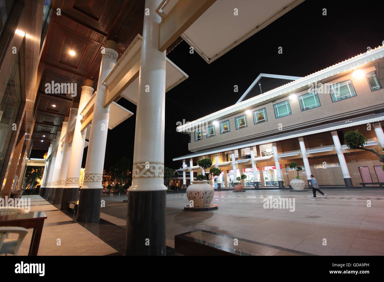 A Shopping Mall In The City Of Bandar Seri Begawan In The Country